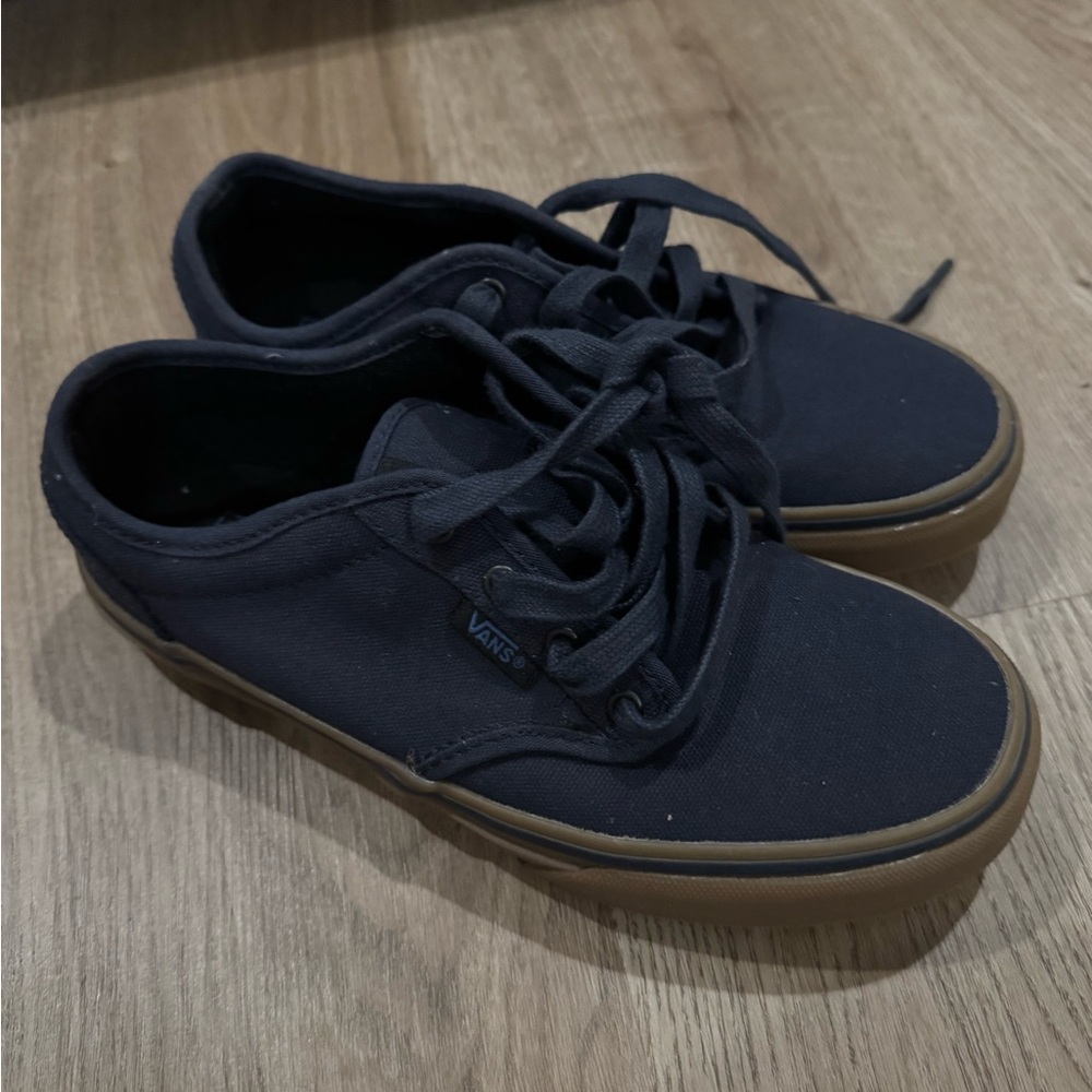 Vans kids shoes blue